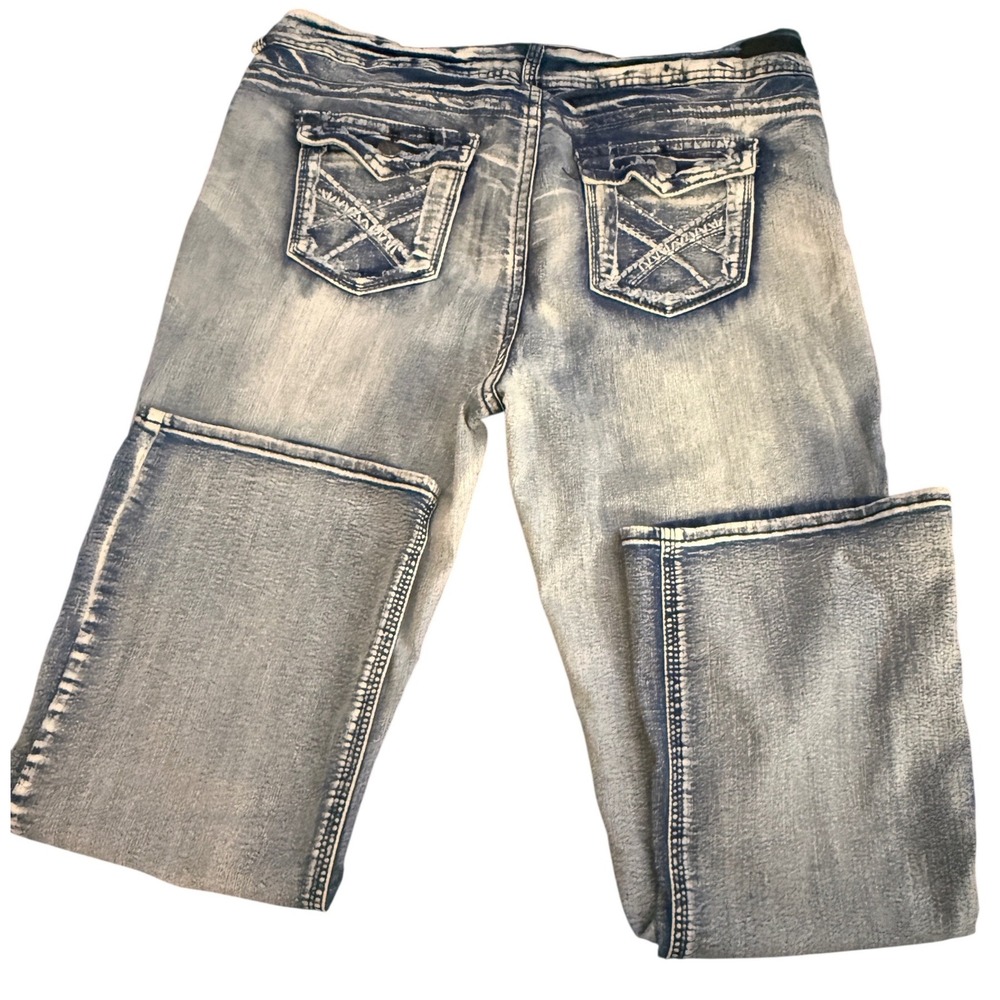Wall Flower Jeans Womens Size 22 Regular Bootcut Distressed Wash Denim